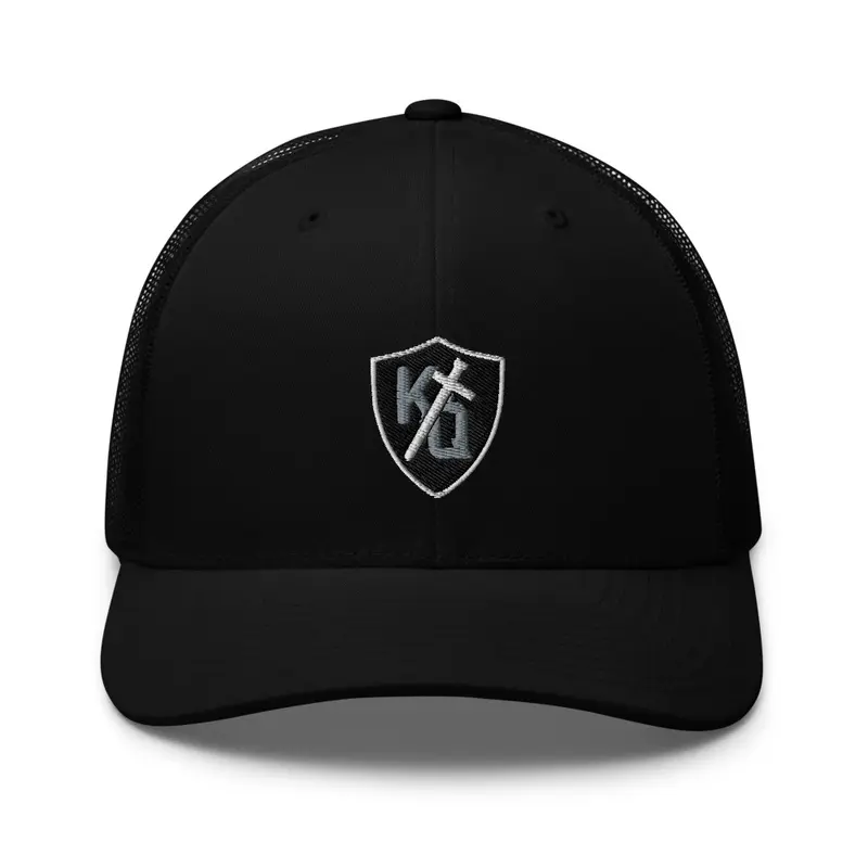 Kingdom Quest Shield Trucker Hat